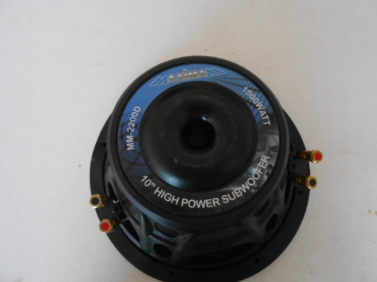 ลำโพง 10 นิ้ว AXIMA v 2แม่เหล็ก 2 ชั้น 1ข้่ง