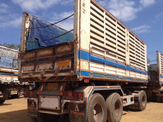 ขายรถบรรทุกมือสอง แม่ลูก กระบะเหล็กดั้มพ์ ISUZU DECA 320 สนใจติดต่อ 081-9832626 เฮียโชค