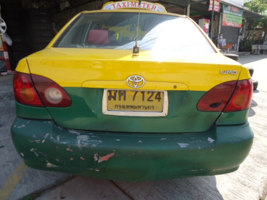 ขายรถTAXI ปลดประจำการพร้อมทะเบียนโอน ติดแก๊ส CNG แล้ว ฟิตเครื่องใหม่