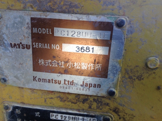 ขายด่วน KOMATSU PC 128UU-1E รถสวยพร้อมใช้งานค่ะ