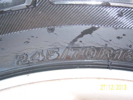 แม็กอีซูซุไฮเลนเดอร์ ขอบ 16 พร้อมยาง 245 70 16  1ชุด