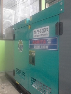ขายส่งเครื่องปั่นไฟใหม่นำเข้า ASHITA-50 KVA(0801153032)