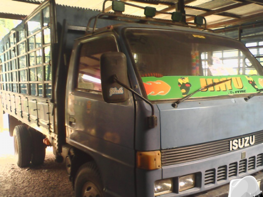 ขายหกล้อ Isuzu NPR59L รถห้าง เครื่อง 115 แรงกระบะคาร์โก้ไม่ดั๊มพ์ยาว 4.50 เมตร ยาง 8.25 ทะเบียนพร้อม