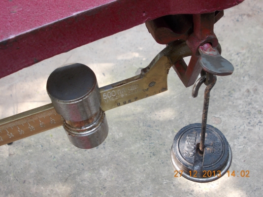 ขายตาชั่งคานเลื่อน 500 กก. ตราตุ๊กตาคู่ (TWIN DOLL)