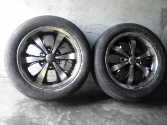 แม็ก17 (1คู่) พร้อมยาง 6รู