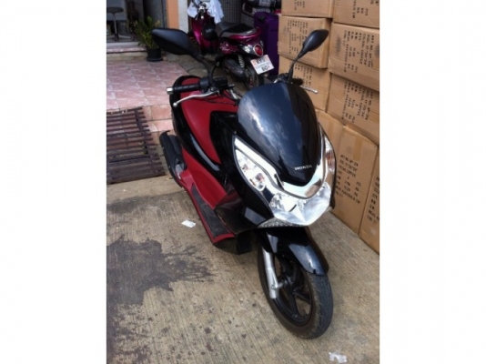 ขายด่วน pcx150 ดำ/แดง ปี 2012 7,xxxโล สภาพดี 98\%