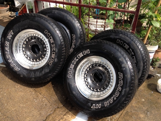 ล้อ OFF ROAD JAPANแท้ ขอบ15 กว้าง7นิ้วอ๊อฟ15พร้อมยางล้อเบามากครับ