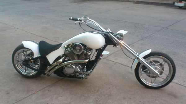 ขาย/แลก steed400 ยิงเฟลม ล้อโต ขาวสวยเงาๆแรงๆ ทะเบียน