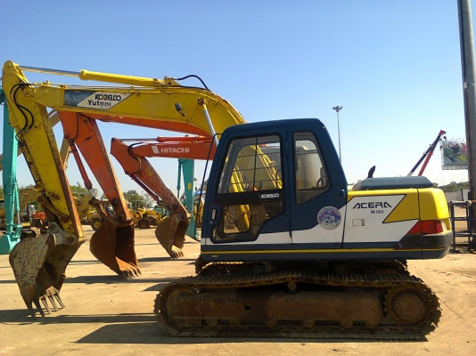 ขายแล้วราคาเงินสด1250000รถเเม็คโครKOBELCO SK120มาร์คทีราคาตัวเเดงเป็นเงินดาวน์นำเข้าเก่าญี่ปุ่นเเท้ไม่เคยใช้งานเมืองไทยเลย