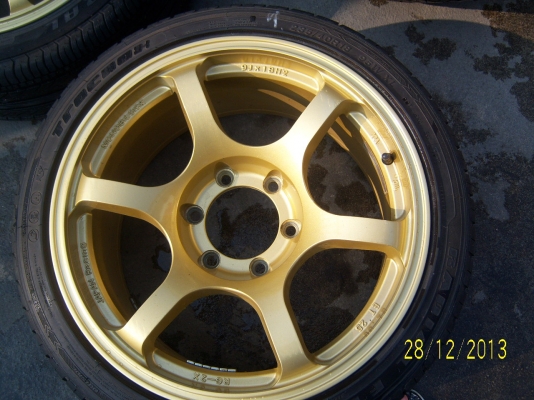 แม็ก RGII ขอบ18 หน้า8 หลัง9 พร้อมยาง 225,235 40 18 ปี12 มี1ชุด