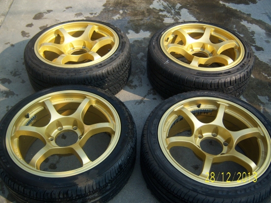 แม็ก RGII ขอบ18 หน้า8 หลัง9 พร้อมยาง 225,235 40 18 ปี12 มี1ชุด