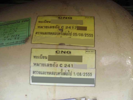 รถบรรทุก 6 ล้อ ยี่ห้อ ISUZU 130 แรงม้า ก๊าซNGV 4 ถัง