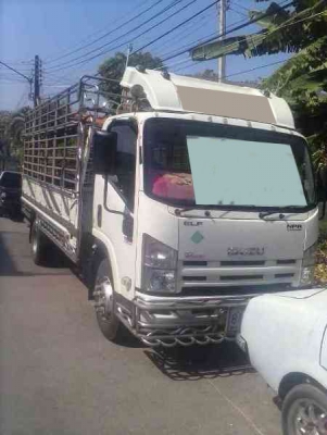 รถบรรทุก 6 ล้อ ยี่ห้อ ISUZU 130 แรงม้า ก๊าซNGV 4 ถัง