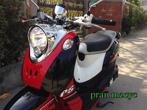 ขายyamaha fino ps สีดำเเดงขาว ปี2013