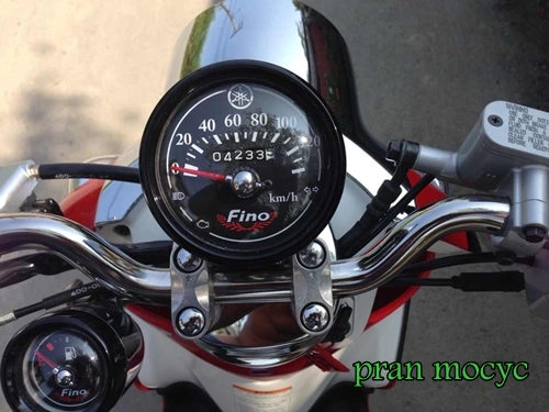 ขายyamaha fino ps สีดำเเดงขาว ปี2013