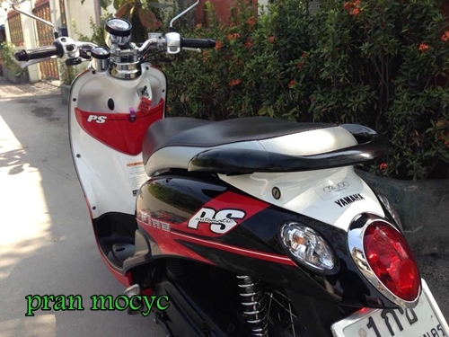 ขายyamaha fino ps สีดำเเดงขาว ปี2013