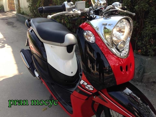 ขายyamaha fino ps สีดำเเดงขาว ปี2013