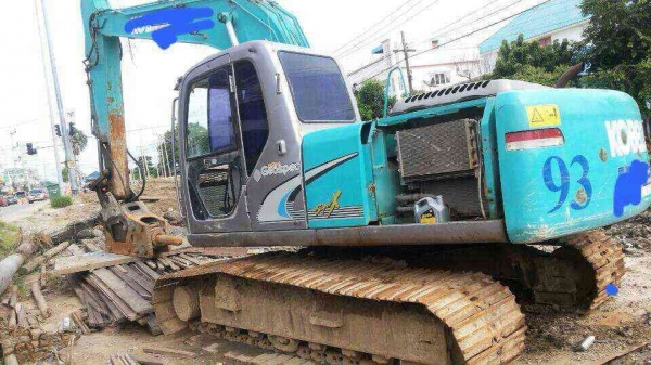 ขายรถแบคโฮ KOBELCO SK-200-YN.10 ไฟฟ้ามี เล่มทะเบียน มีลายหัวเจอะ ราคาย้อมๆ