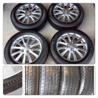 ขายล้อแม็กซ์15 Toyota New Vios 12ก้านรมดำ + ยางปี12 ราคา 8,500 บ.ถูก