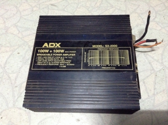 แอมป์ ADX 2ch เสียงดีพร้อมใช้ 700 บาท
