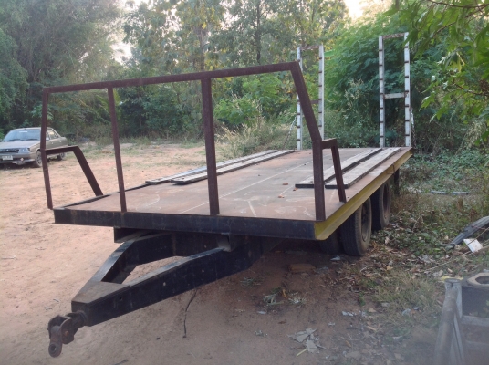 ขาย 75,000 เทรนเลอร์ ลากรถเกี่ยว พร้อมใช้งาน ยาว6ม.กว้าง2.35 พร้อมบันได ขาย 75,000 เทรนเลอร์ ลากรถเกี่ยว พร้อมใช้งาน ยาว6ม.กว้าง2.35 พร้อมบันได