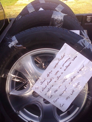 ขายล้อแม็กซ์วีโก้16พร้อมยาง\%สภาพดี