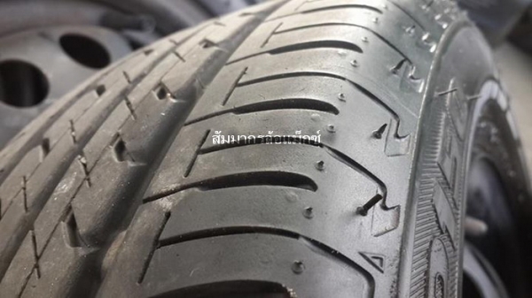 กะทะ14"มิราจ 4รู100 + ยาง Bridgestone Ecopia 165/65/14 ปลายปี12