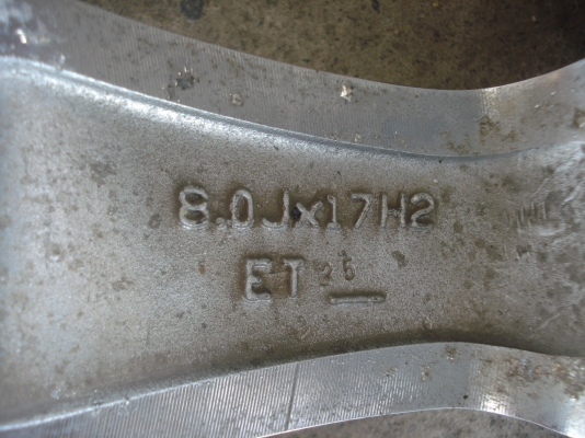 ขายล้อขอบ17 * 8 1คู่