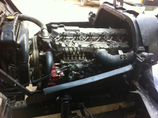 HINO FC ดั้มดินกระบะสามมิตร เครื่อง WO6D (150 แรงม้า)