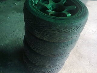 ล้อแมกซ์ 17นิ้ว 6รู ลายอมตะ ไม่คด ไม่ดุ้ง 4ล้อพร้อมยางไม่แพง