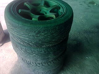 ล้อแมกซ์ 17นิ้ว 6รู ลายอมตะ ไม่คด ไม่ดุ้ง 4ล้อพร้อมยางไม่แพง