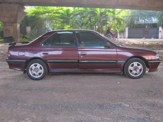 เปอร์โย405รถบางๆสีเดิมไม่มีผุวางเครื่องtoyota3Sออโตแก๊สLPG34000