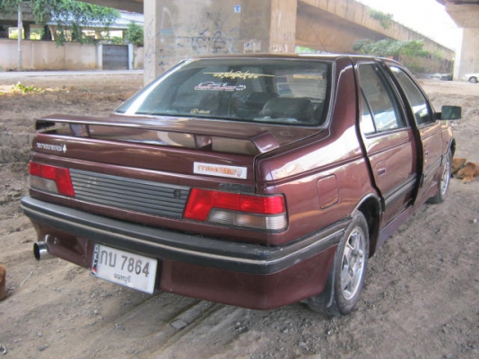 เปอร์โย405รถบางๆสีเดิมไม่มีผุวางเครื่องtoyota3Sออโตแก๊สLPG34000