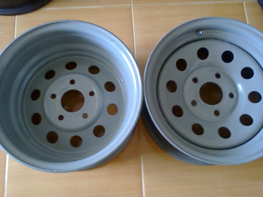 กะทะผ่า14x6.5 5/114 ขอบหนา3-5ตัน 1คู่