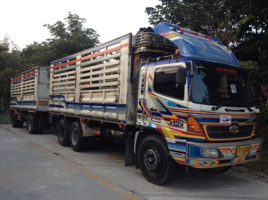 ขาย Hino Mega ปี 2547 แม่+ลูก ขาย Hino Mega ปี 2547 แม่+ลูก