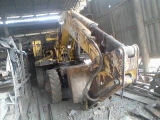 แมคโค โฏเบโก้ ล้อยาง ขนาด 100 เครื่องเดิม ปั้มเดิม เอกสารใบอินวอยขายตามสภาพเก่าๆ เดิมๆ