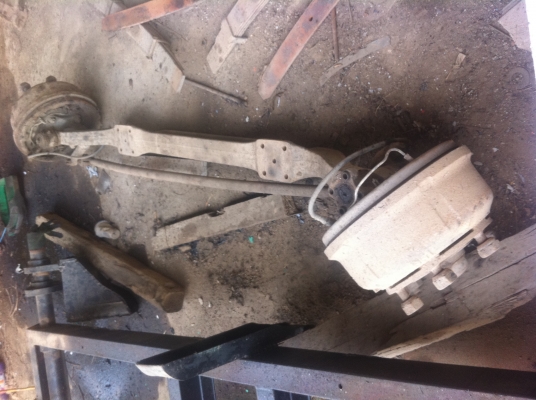 คานหน้า ISUZU NPR 6 น้อต สภาพพร้อมใช้ ราคาถูกๆ