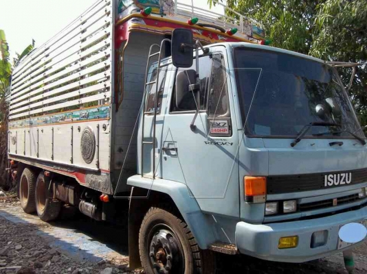 Isuzu Rocky 195 แรง เพลาเดียวล่อง กระบะเนียมพืชไร่ ยาง 9