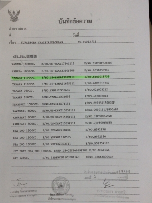 ขายเจ็ทสกี Yamaha VX Cruiser ปี2012 ครับ ขายเจ็ทสกี Yamaha VX Cruiser ปี2012 ครับ