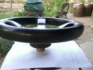 ขายพวงมาลัยเล็ก ISUZU 12 นิ้ว ของแท้ หนังแท้ พร้อมชุดคอใส่