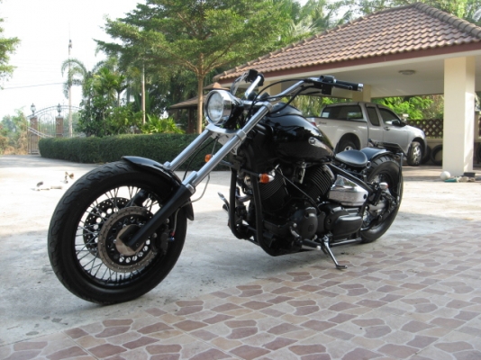 ขาย yamaha dragstar 1100 แต่ง old school ปี 2008 พร้อมทะเบียนโอนนอก