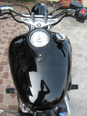 ขาย yamaha dragstar 1100 แต่ง old school ปี 2008 พร้อมทะเบียนโอนนอก