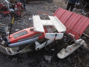 ขาย- รถดำนา ปลูกข้าว KUBOTA: NS400B เครื่องเบนซิน แบบ 4 แถว มือสองเก่าญี่ปุ่น