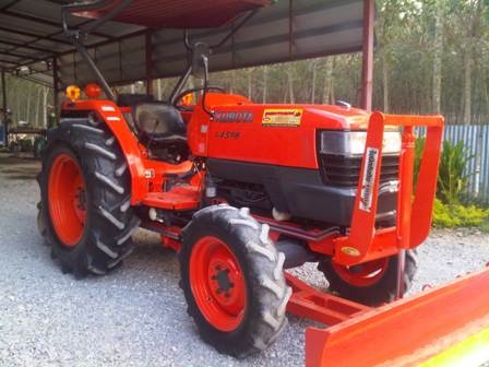 ขายรถไถ Kubota L 4508 (4WD) พร้อมดันหน้าและผานหลัง ขายรถไถ Kubota L 4508 (4WD) พร้อมดันหน้าและผานหลัง