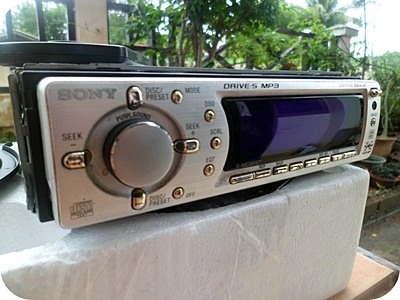 SONY F-7700  CD MP3 รุ่นใหญ่ 3 PREOUT+1 AUX +ลำโพง SONY ของใหม่ 4 ดอก
