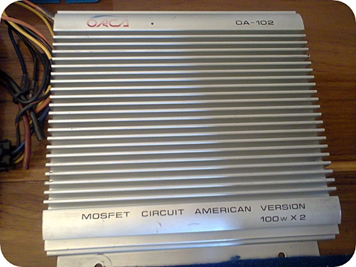 amp orca 100  watt*2 ch