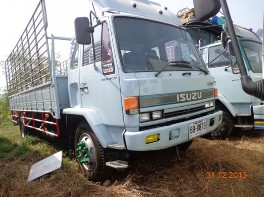 ISUZU ROCKY FTR รถห้าง 195 แรงม้า 6HE1 พวงมาลัยพาวเวอร์ เบรกทิฟฟี่ แอร์ครบ กระบะคาร์โก้ คอกสูง ยาว 6