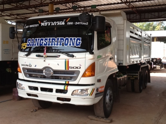 HINO 251 แรงม้า ซีลี่ 500 ขายดาวน์ 1050000 เหลือ 47 งวด ผ่อนงวดละ 29600 บ.  รถปี 53 ครับ