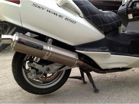 สกายเวฟ 650 c.c. ท่อโยชิแท้ยกทั้งเส้น เสียมิตรแล้วและอินวอย์