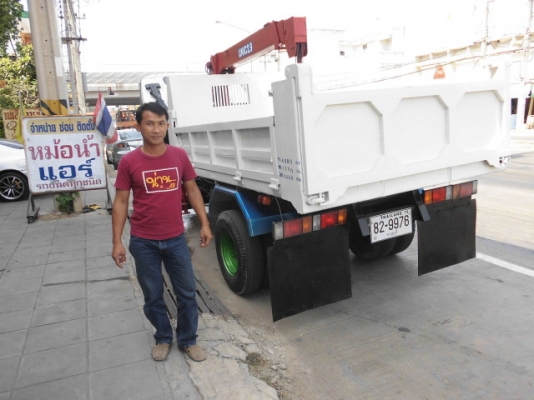 ขายหกล้อดั้ม ติดเครน 3.0 ตัน ยูนิต 122 HP เครื่องดี คัชซีสวย